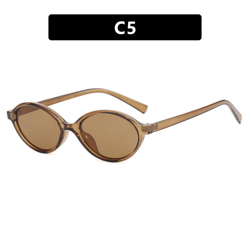 Ladies fashionable sunglasses with unique oval design Kalsten