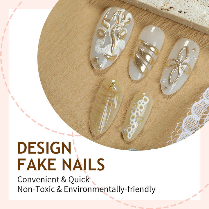 Artistic Stylish Press-On Nail Art Set