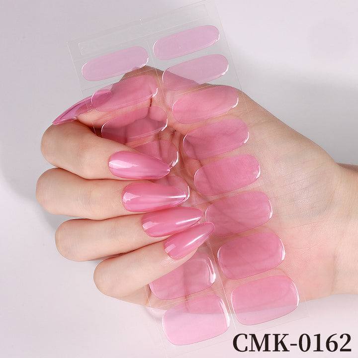 Glossy Press-On Nail Wraps