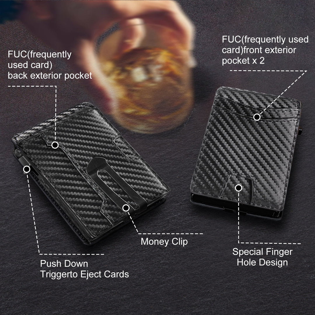 RFID Blocking Carbon Fiber Wallet Kalsten