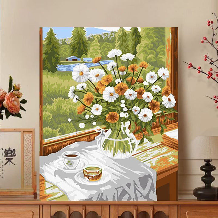 Floral Impressionist Canvas Art Print Kalsten