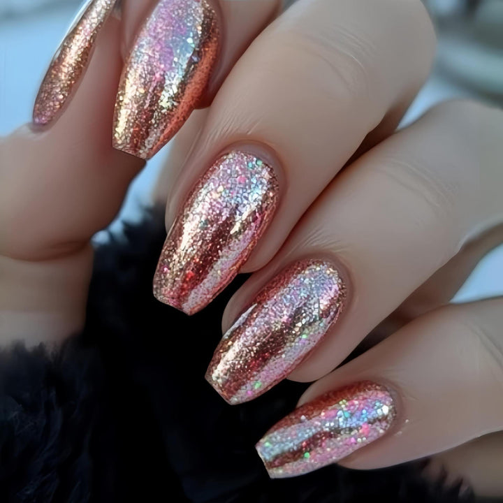 Glittery Acrylic Press-On Nail Kit Kalsten