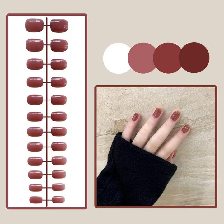 Natural Glossy Press-On Nail Tips