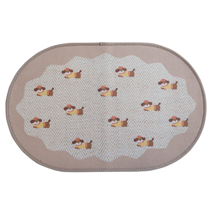 Cute Dog Pattern Indoor Area Mat