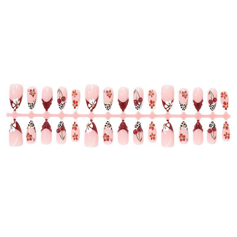 Creative Nail Art Set with Floral and Animal Designs Kalsten