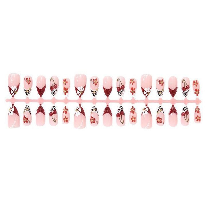 Creative Nail Art Set with Floral and Animal Designs Kalsten