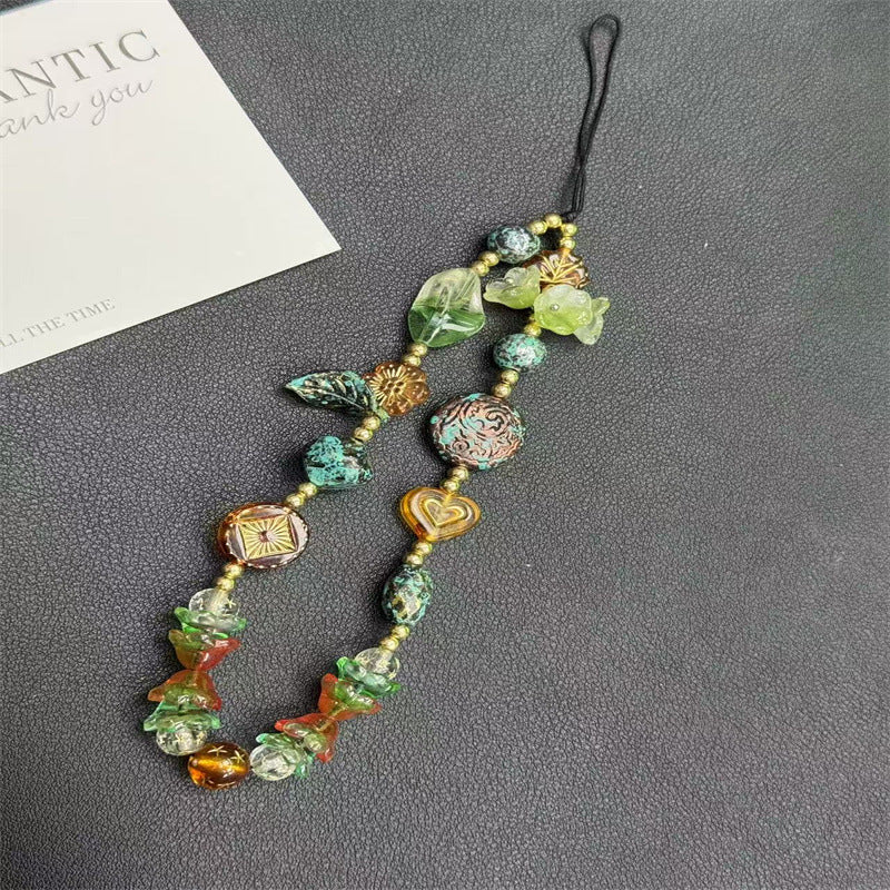 Artistic Beaded Charm Eyewear Holder Kalsten