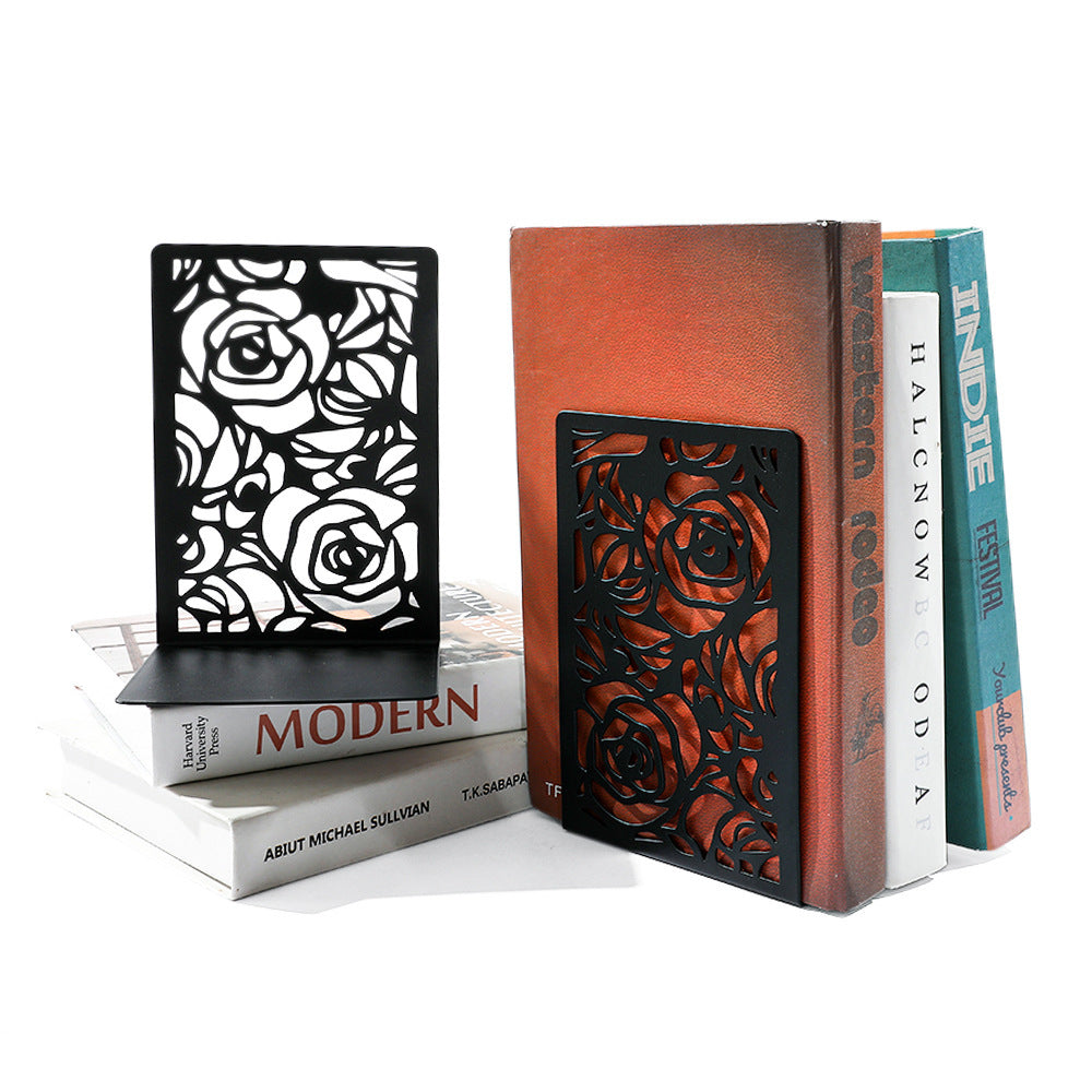 Floral Design Decorative Bookends