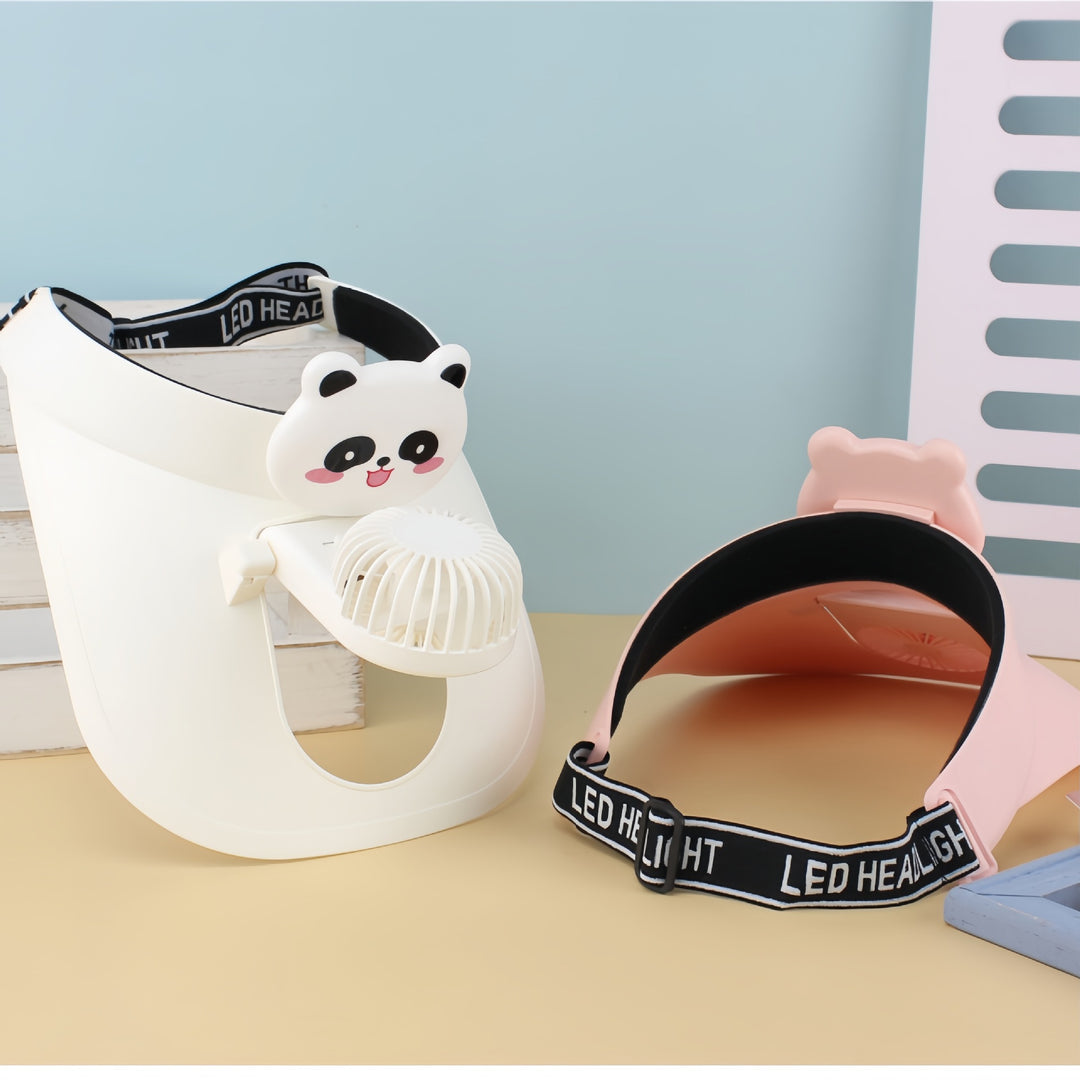 Women Portable USB Hand Fan with Playful Panda Design Kalsten