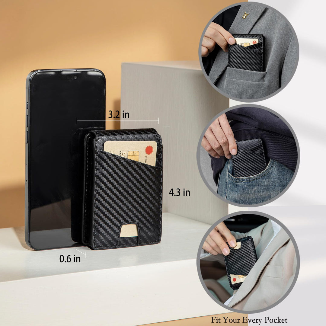 Carbon Fiber RFID-Blocking Cardholder Kalsten