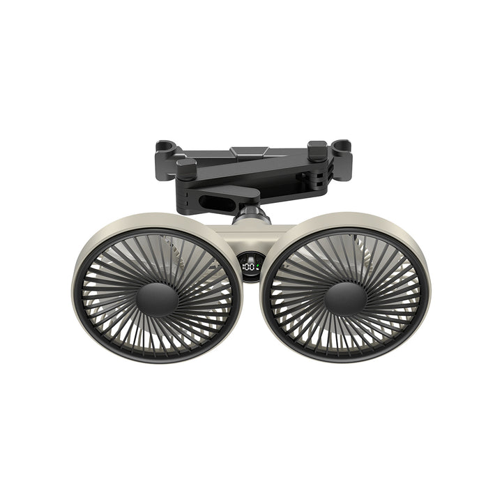 Unisex double fan with digital speed display Kalsten