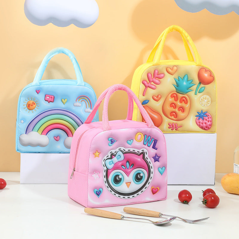Cute Cartoon-Themed Lunch Tote