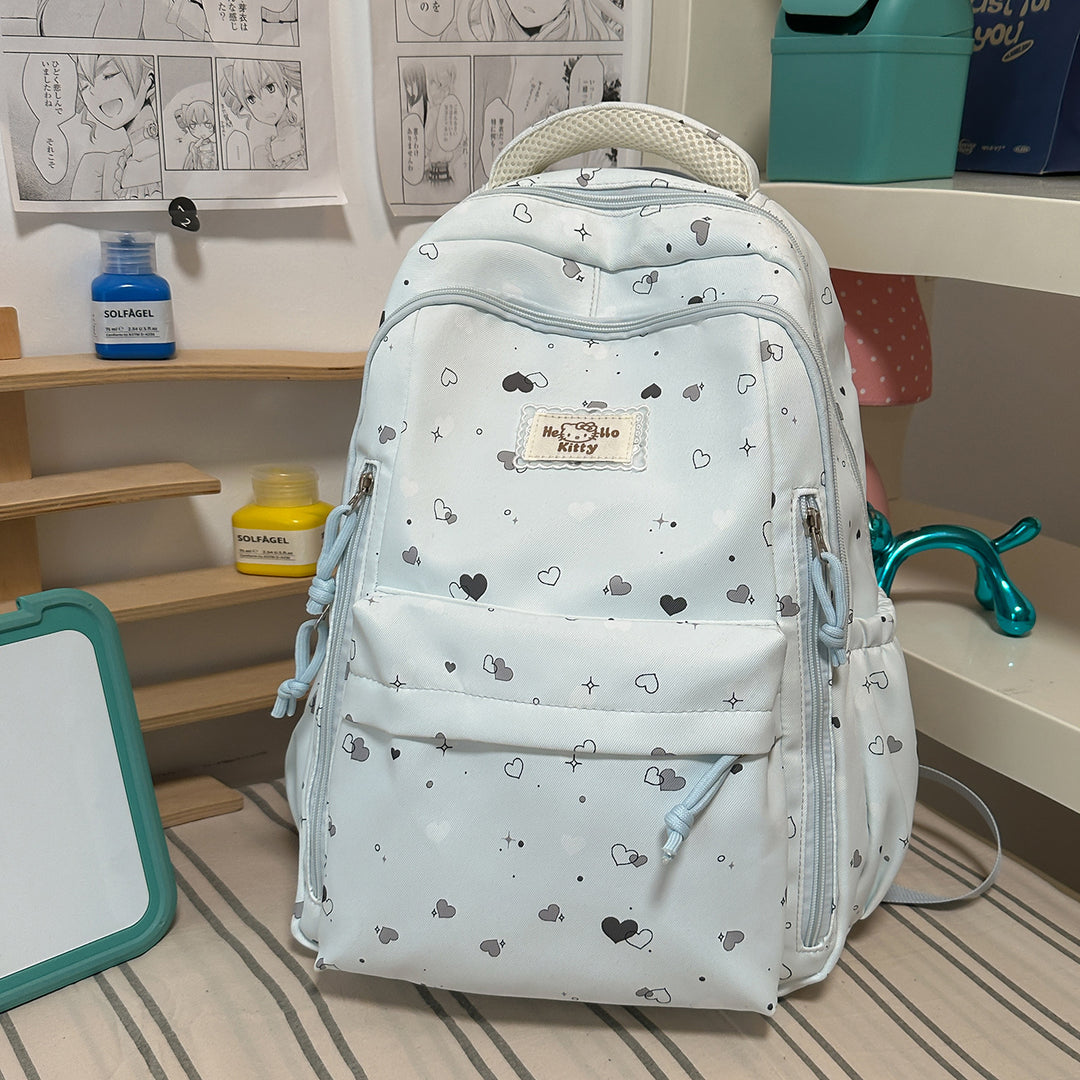 Cute Heart-Patterned Backpack Kalsten