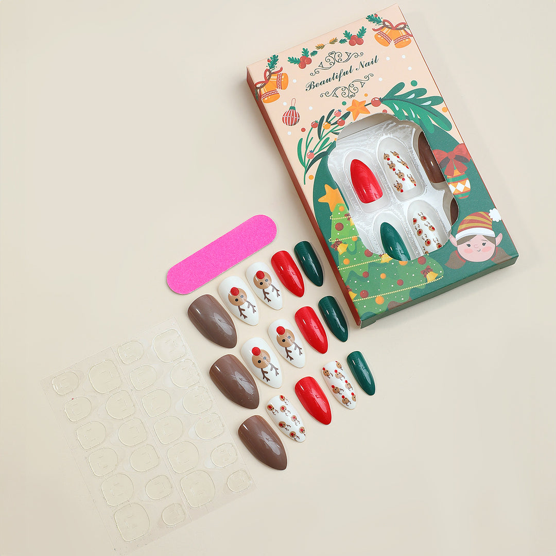 Holiday-Themed Press-On Nail Art Set Kalsten 1788496103