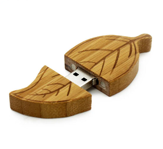 Eco-Friendly Bamboo Leaf USB Flash Drive Kalsten