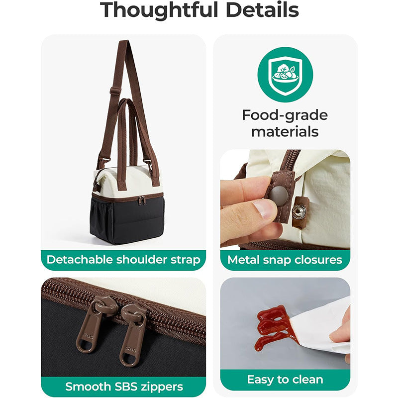 Insulated Multi-Compartment Lunch Tote Kalsten