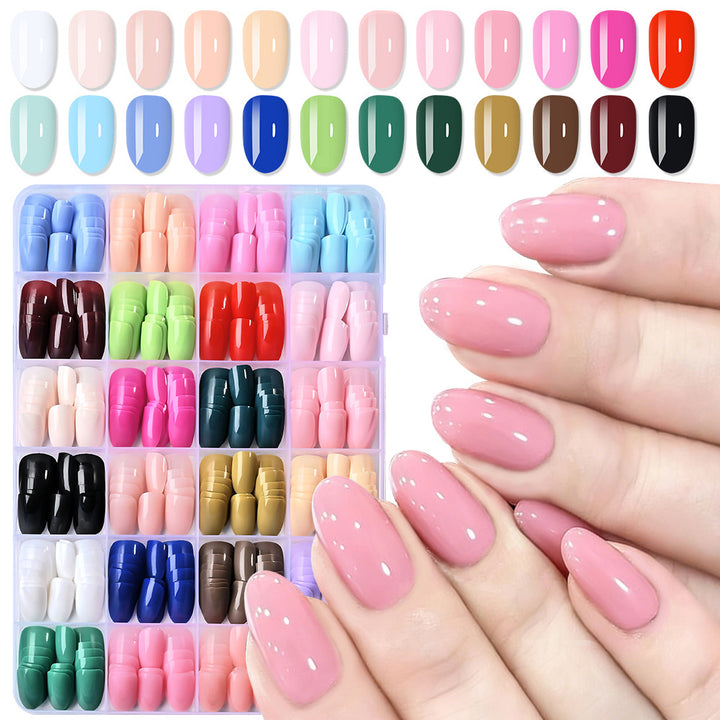 Full Coverage Press-On Nail Tips Set