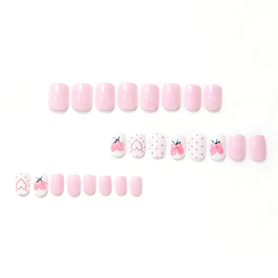 Creative Floral Acrylic Nail Art Set Kalsten