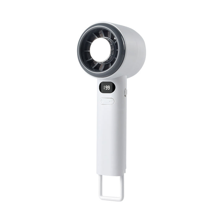 Women's Portable Handheld Fan with Digital Temperature Display Kalsten