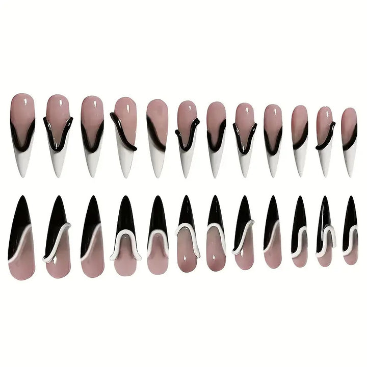 Elegant Stiletto Nail Enhancements Kalsten