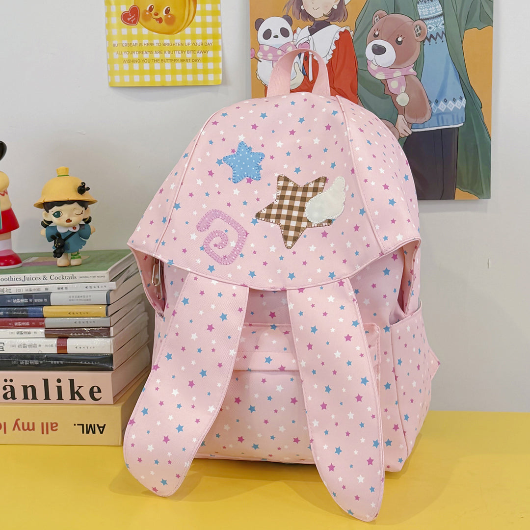 Cute Bunny-Ear Decorative Backpack Kalsten