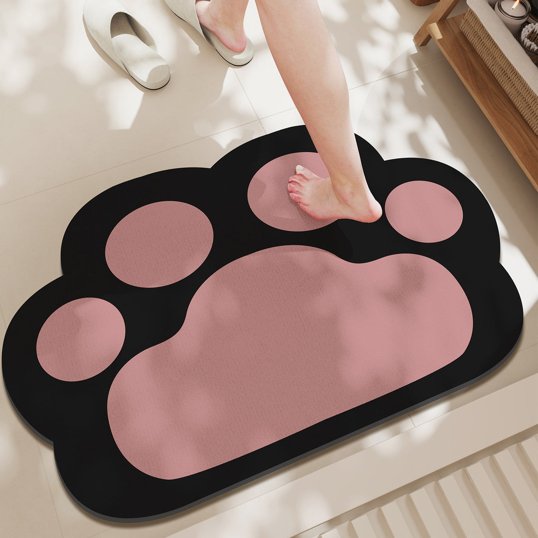 Cute Cat-Shaped Bath Mat Kalsten