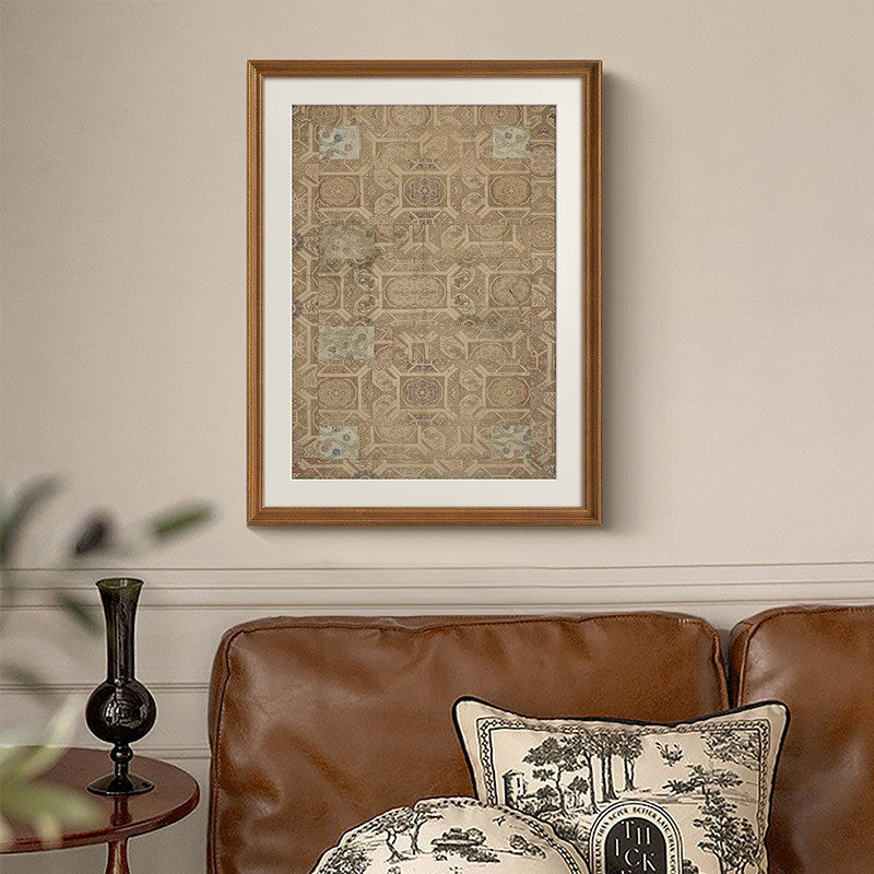Decorated framed wall art