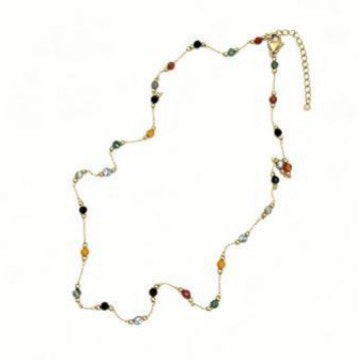 Elegant Beaded Chain Necklace Kalsten
