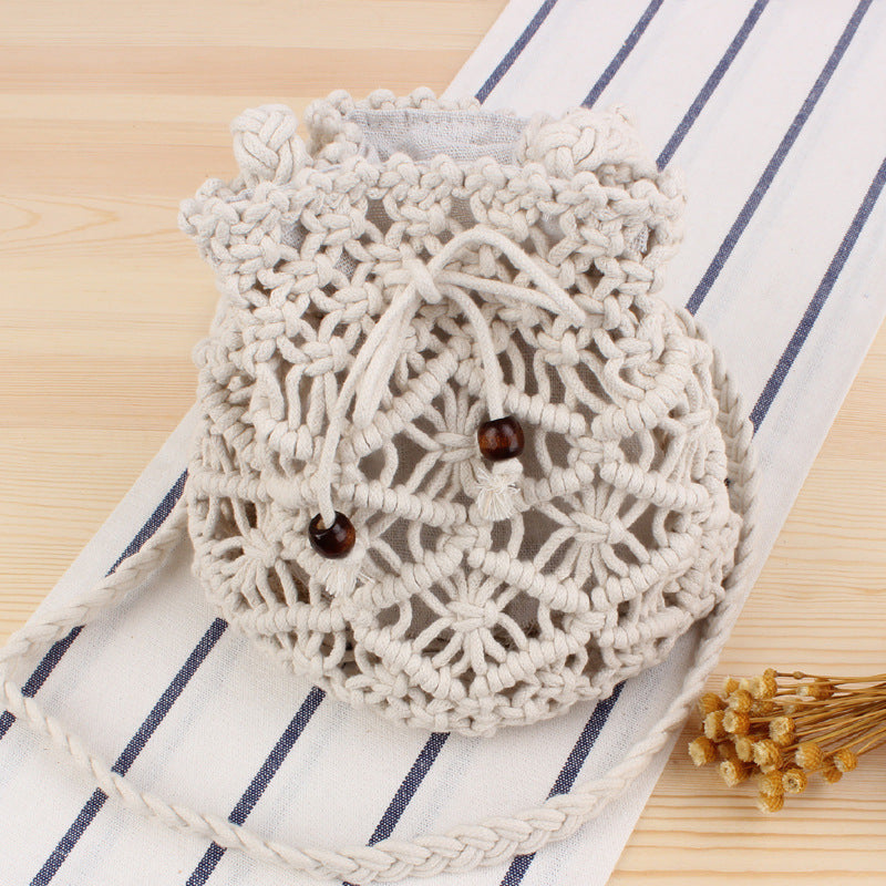 Hand-knotted shoulder bag Kalsten