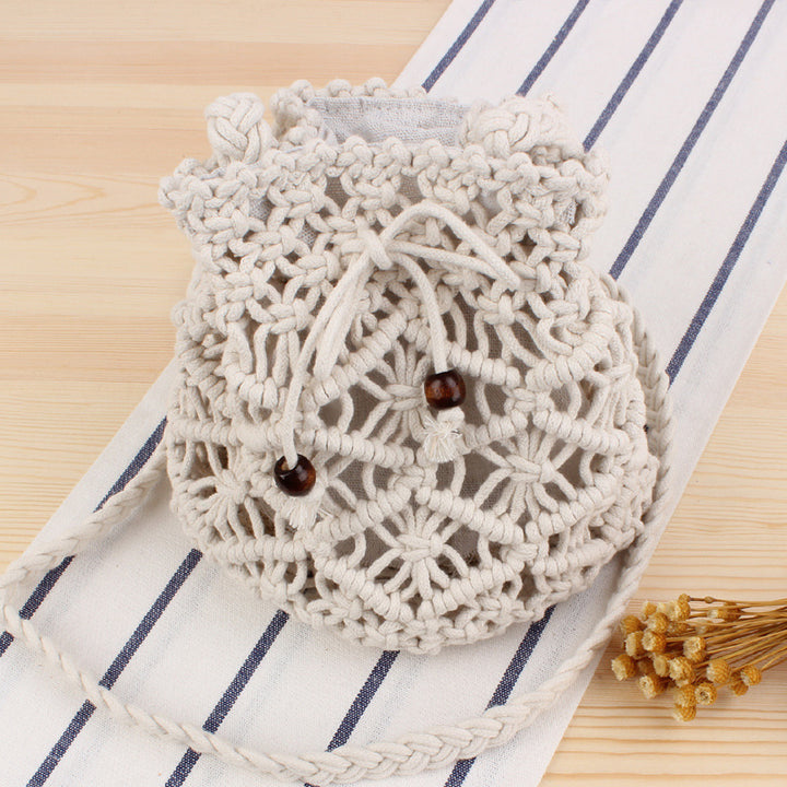 Hand-knotted shoulder bag Kalsten