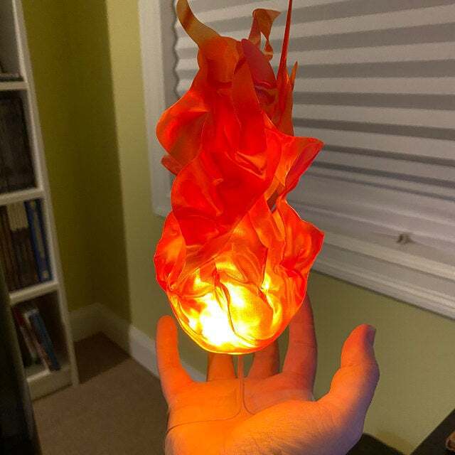 Decorative LED Flame Sculpture