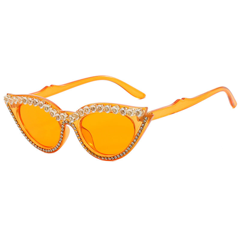 Women's Cat-Eye Sunglasses with Sparkling Rhinestones Kalsten