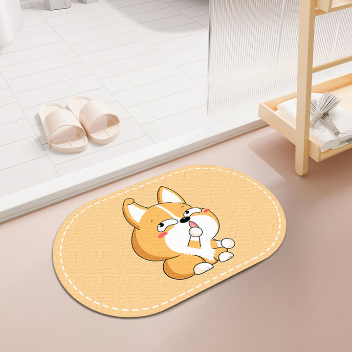 Cute Pet-Themed Entrance Mat