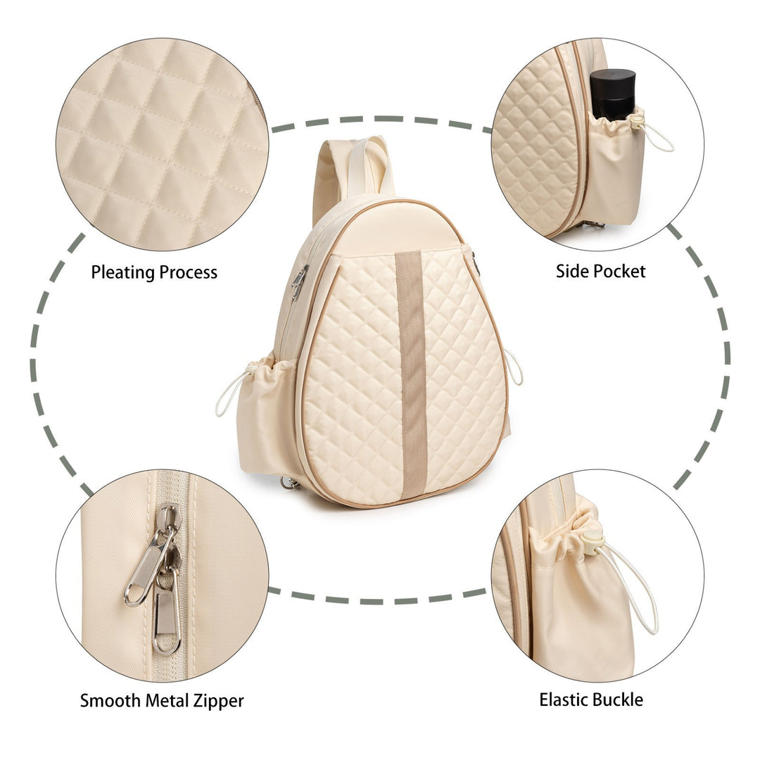 Quilted Sports Racket Backpack Kalsten