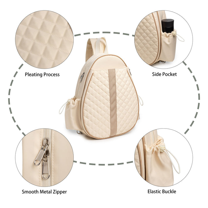 Quilted Sports Racket Backpack Kalsten