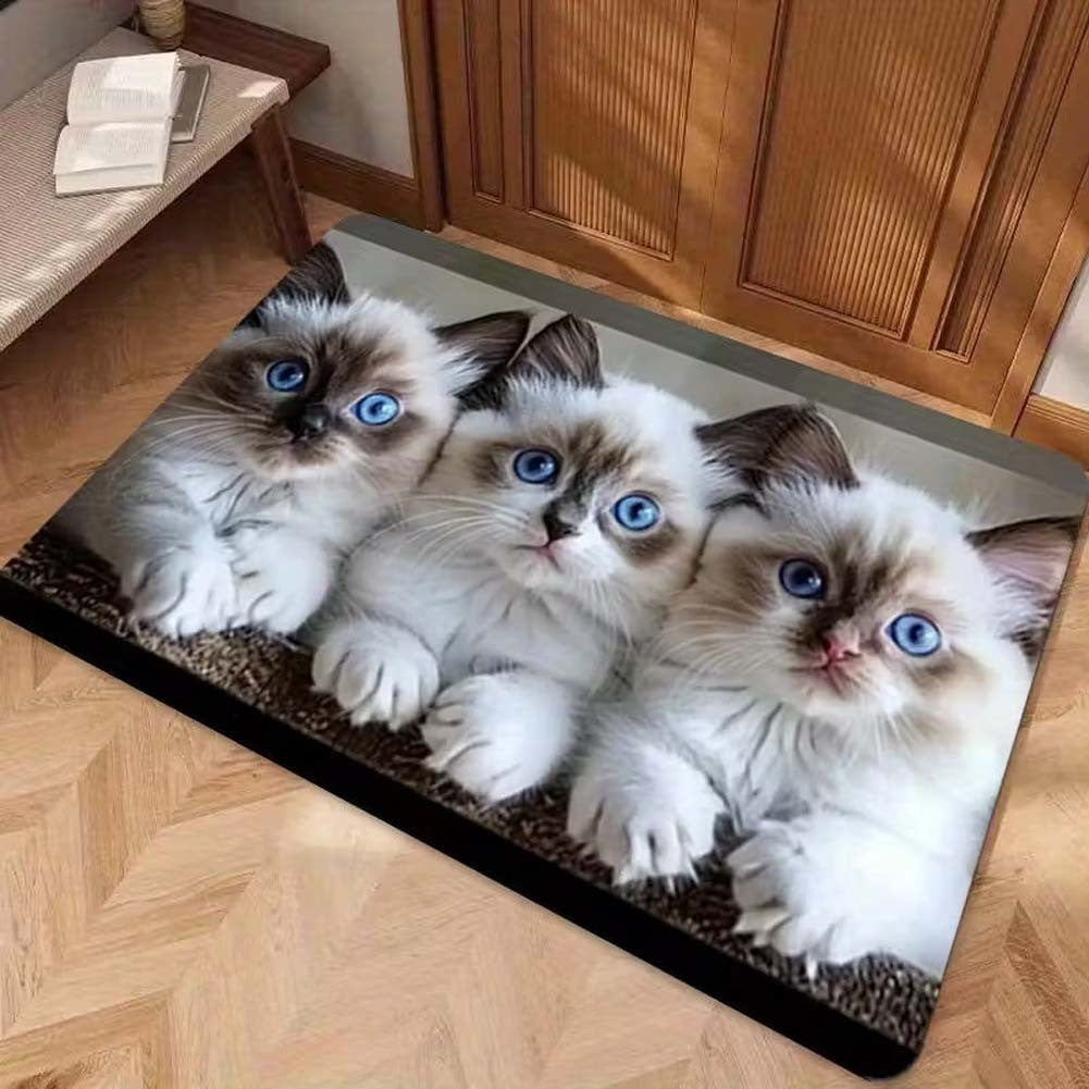 Decorative Cat Welcome Mat Kalsten