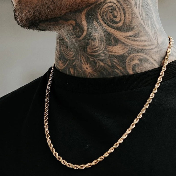 Twisted Rope Chain Necklace Kalsten