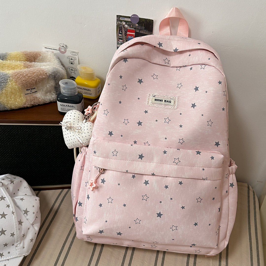 Star-Patterned Casual Backpack Kalsten