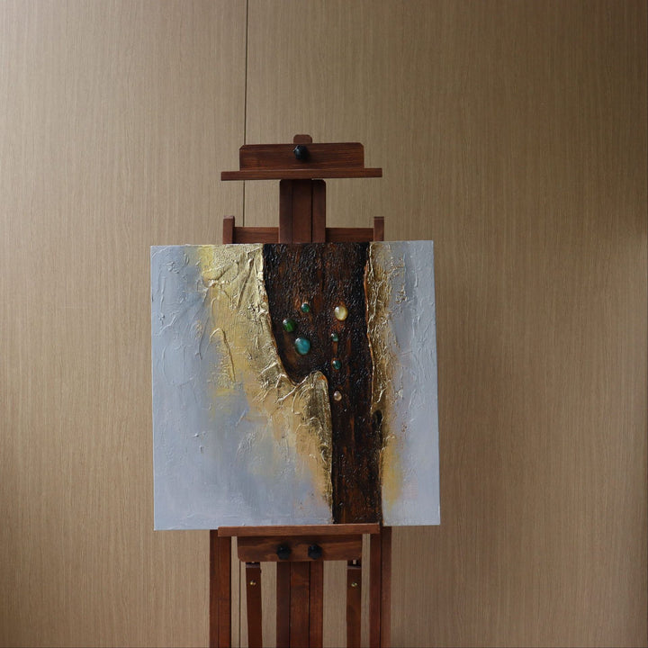 Decorative Textured Abstract Canvas Artwork for Interiors