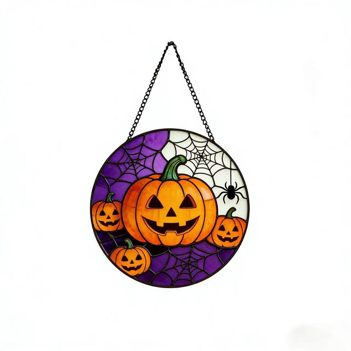 Decorative Skull Stained Glass Wall Art Kalsten