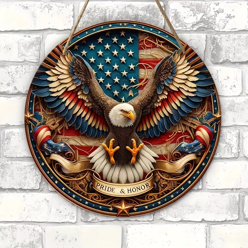 Unisex nan patriotic mesh sunflower wreath with star cutouts and rustic rope hanger Kalsten