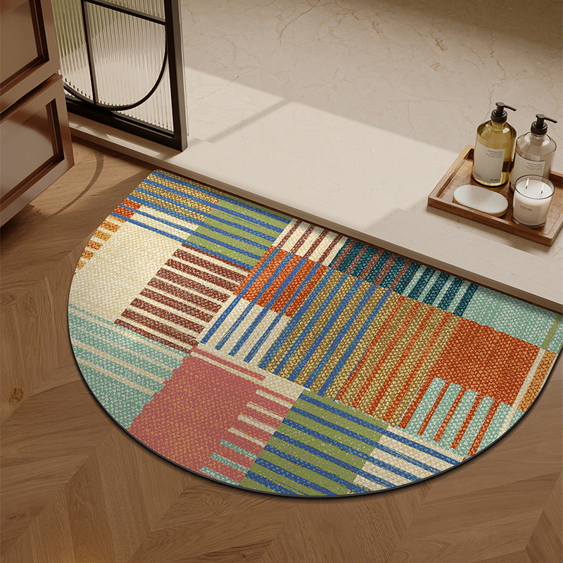 Plush Patterned Entrance Mat