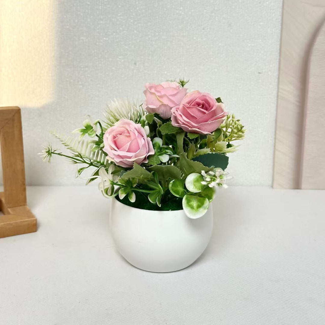 Artificial Orchid Plant for Indoor Home Decor