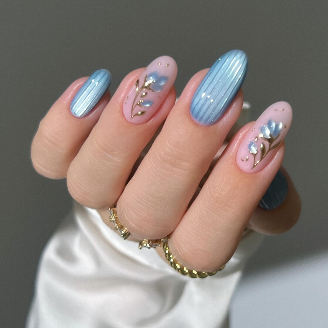 Floral Elegance Nail Art Enhancements Kalsten