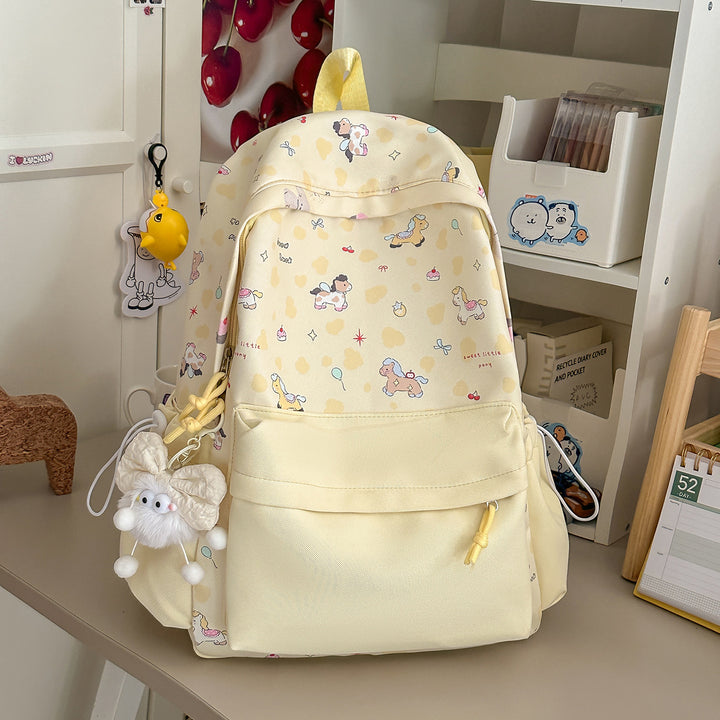Cute Character Print Backpack Kalsten 1791205506