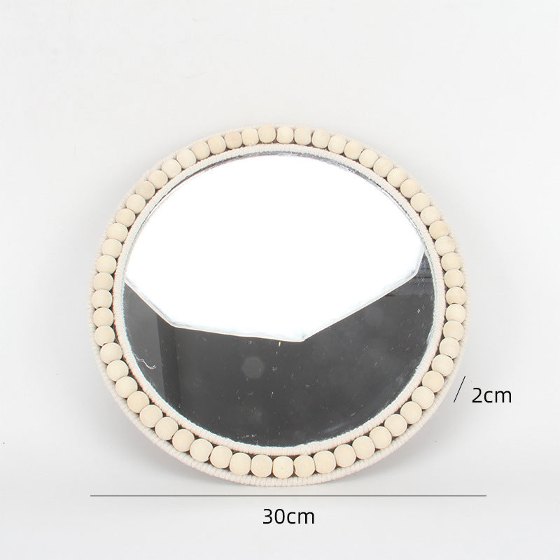 Decorative Wall Mirror Made of Rattan Kalsten