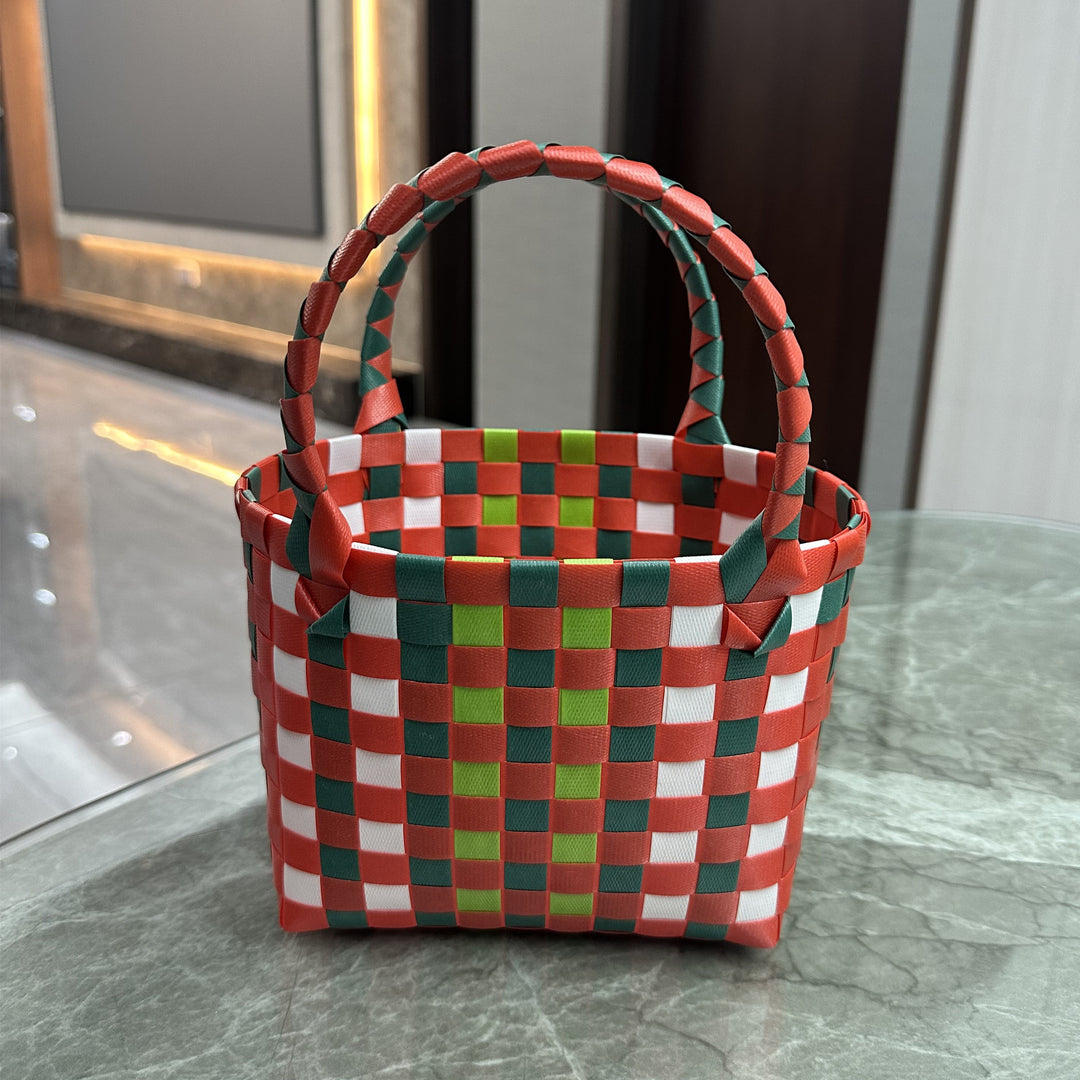 Playful and Colorful Basket Bag Kalsten
