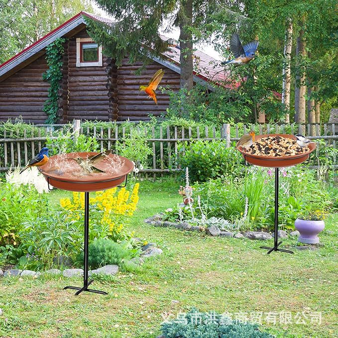 Decorative Outdoor Bird Bath Stand Kalsten
