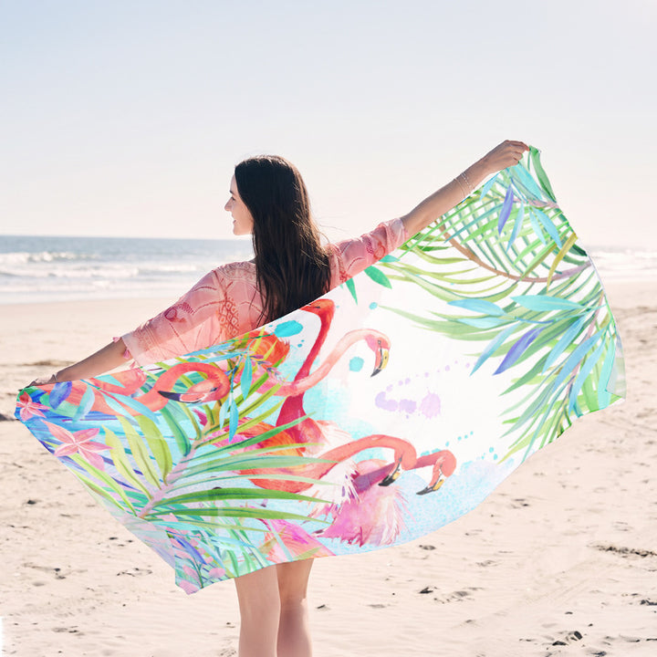 light beach towel with creative jellyfish design Kalsten