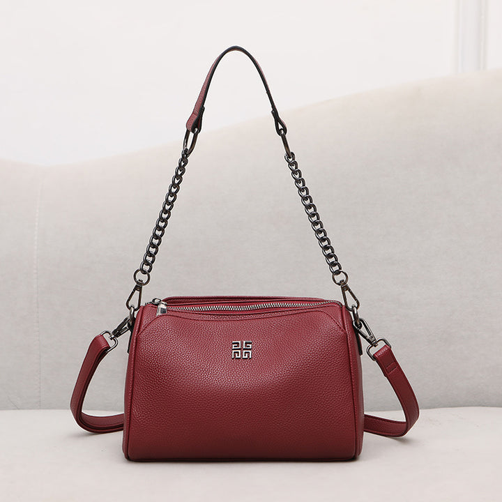 Chic Textured Handheld Crossbody Bag